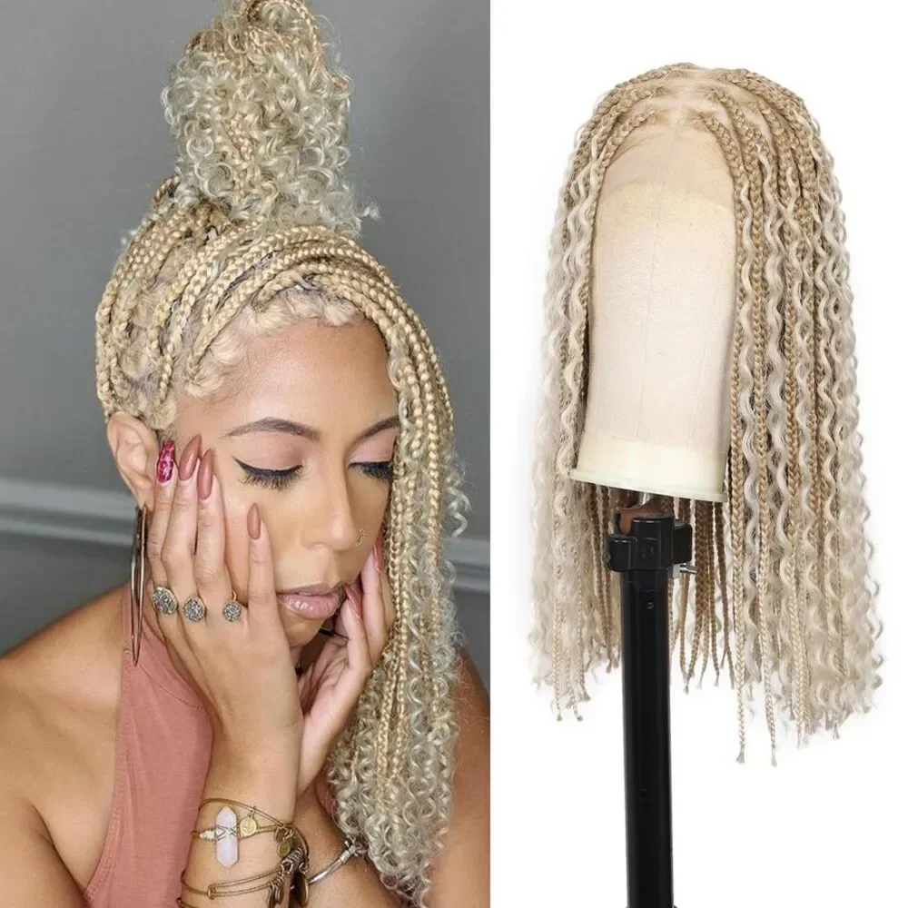 Blonde Boho Braided Wig 12