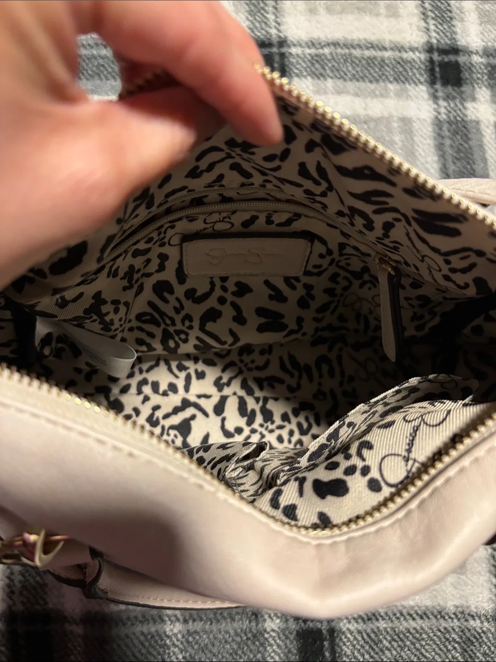 Jessica Simpson structured satchel