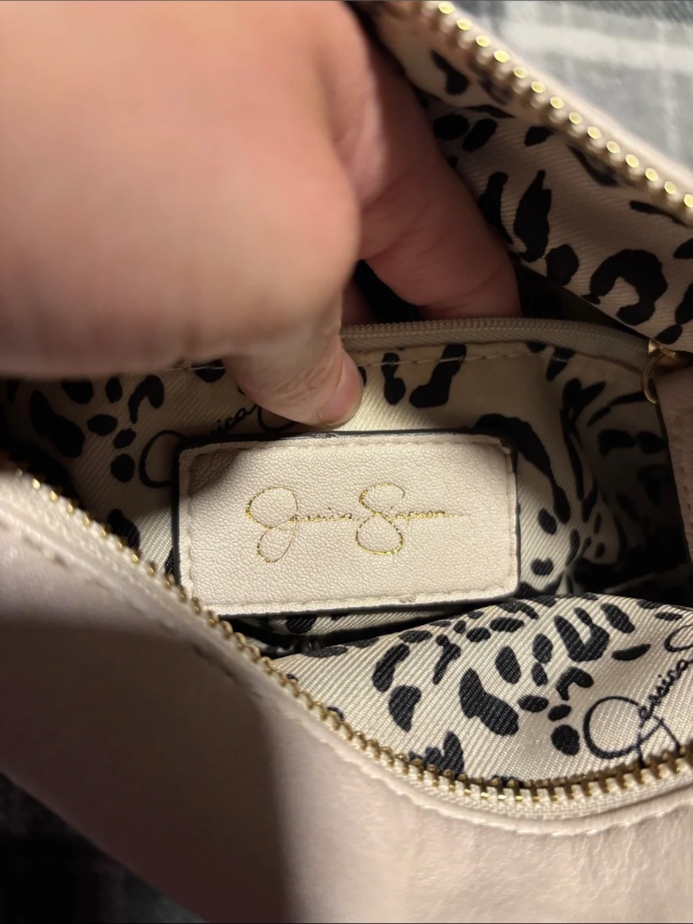 Jessica Simpson structured satchel