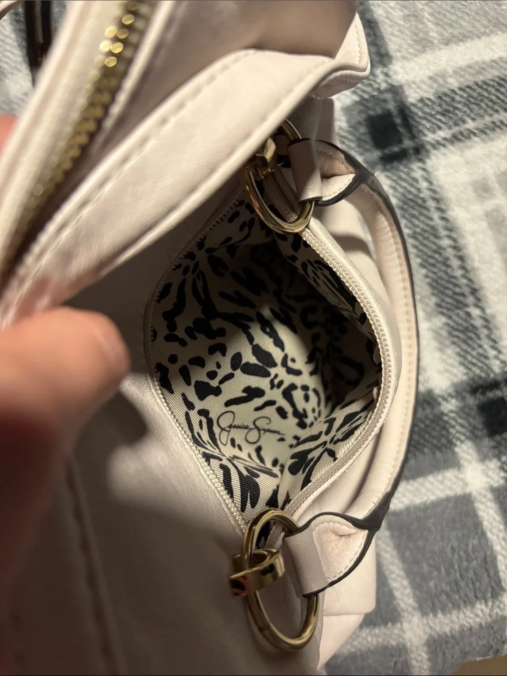 Jessica Simpson structured satchel