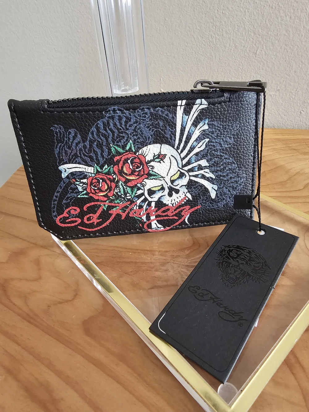 Ed Hardy black pebbled