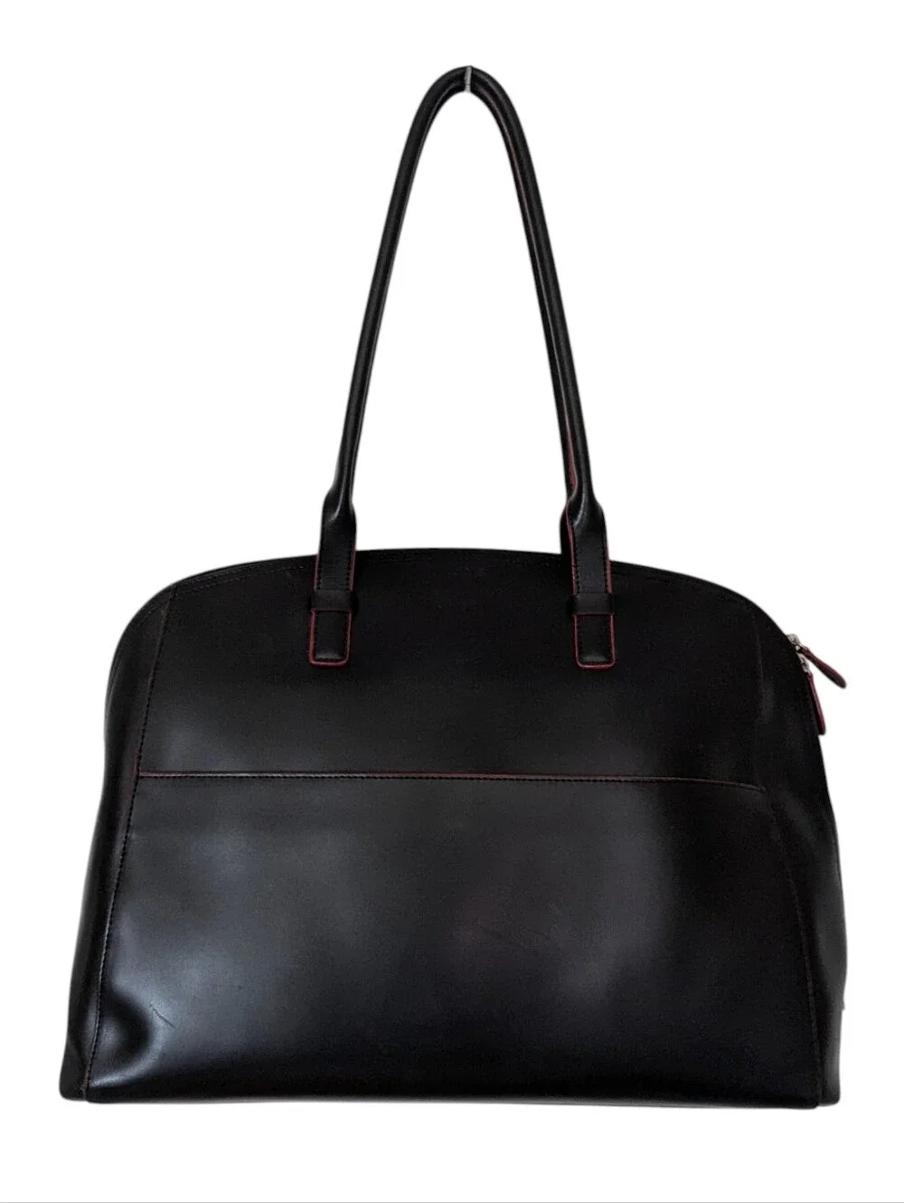 Lodis Audrey Buffy Domed Leather Work Shoulder Tote Bag