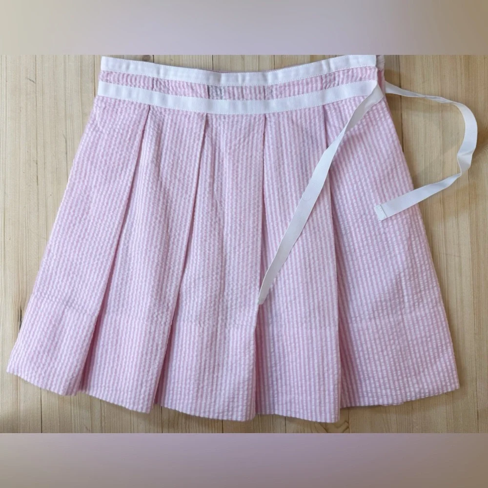 Ralph Lauren Pink and White Pleated Skirt Size 3t Great Condition Preppy Classic