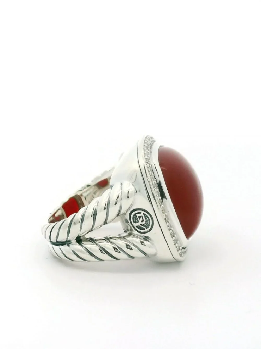 David Yurman carnelian center
