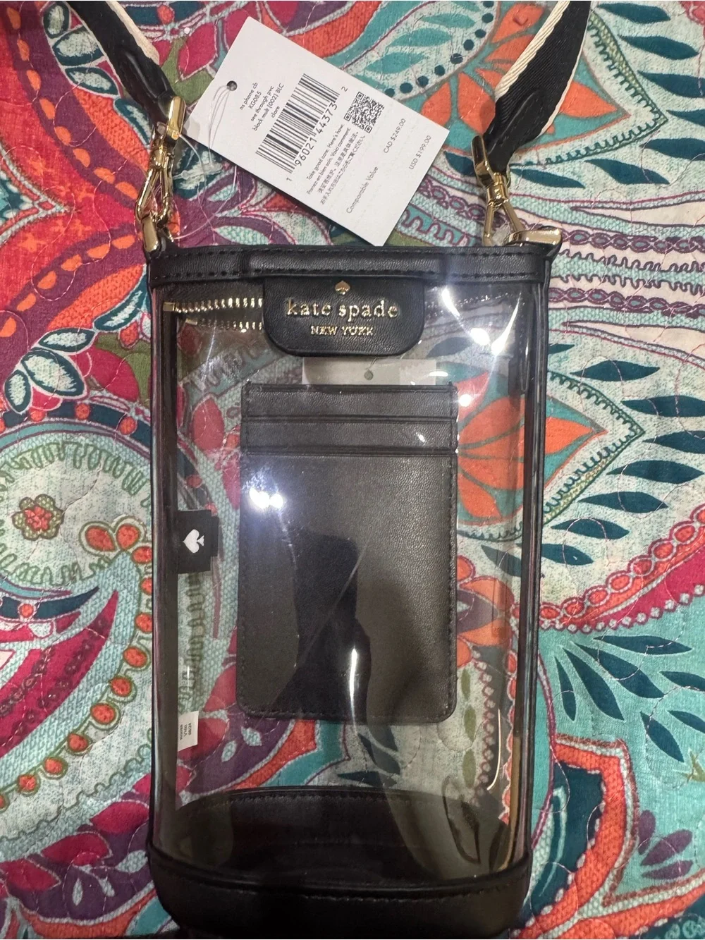 kate spade transparent crossbody