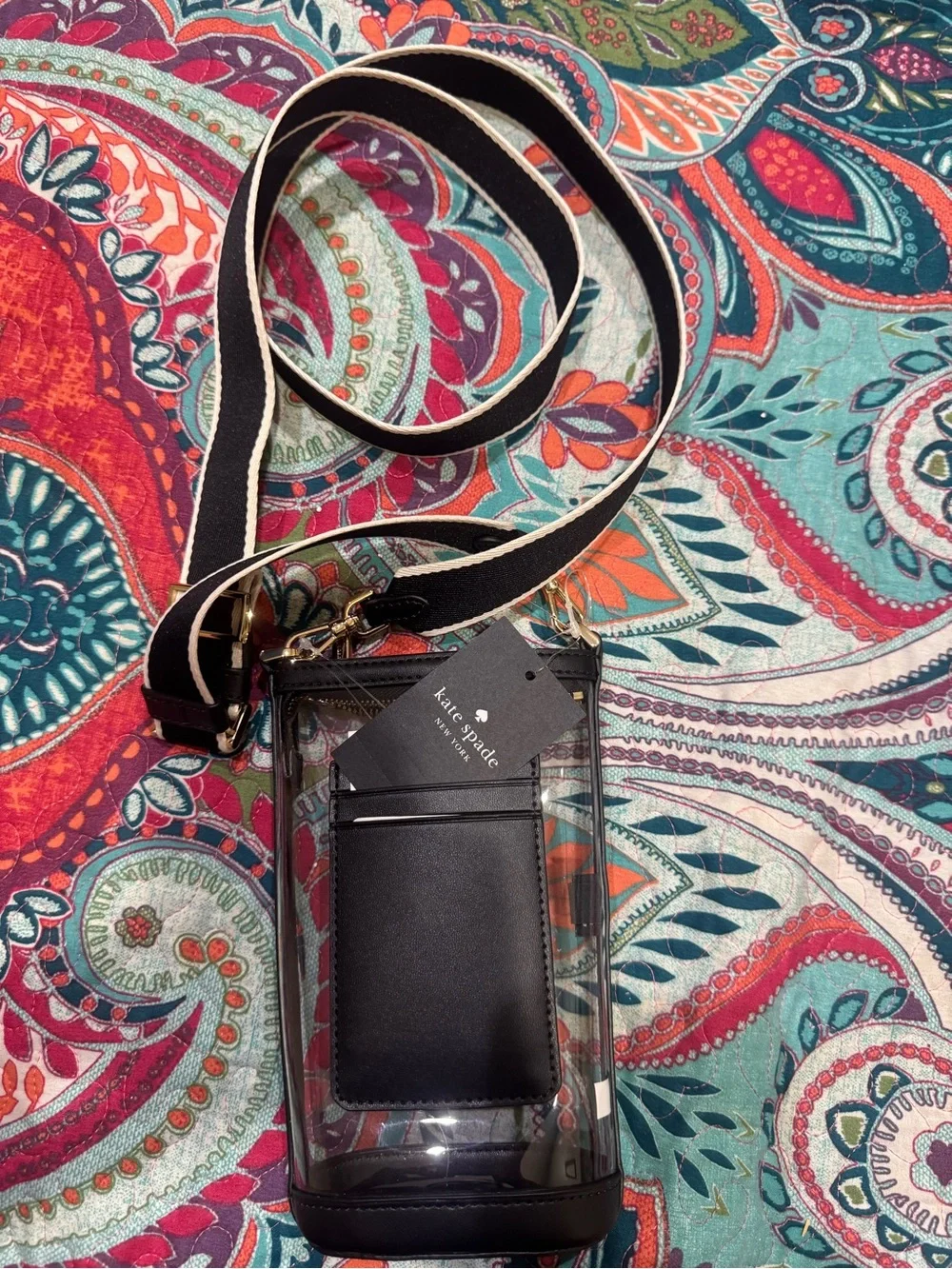 kate spade transparent crossbody