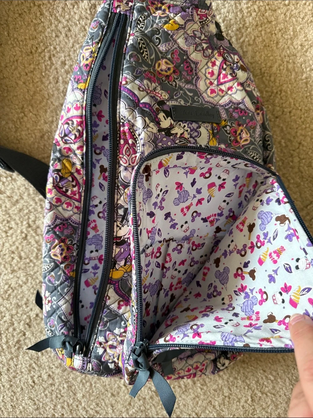 Vera Bradley quilted sling
