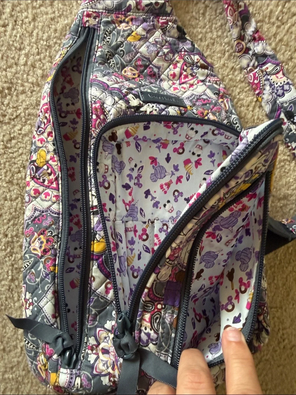 Vera Bradley quilted sling