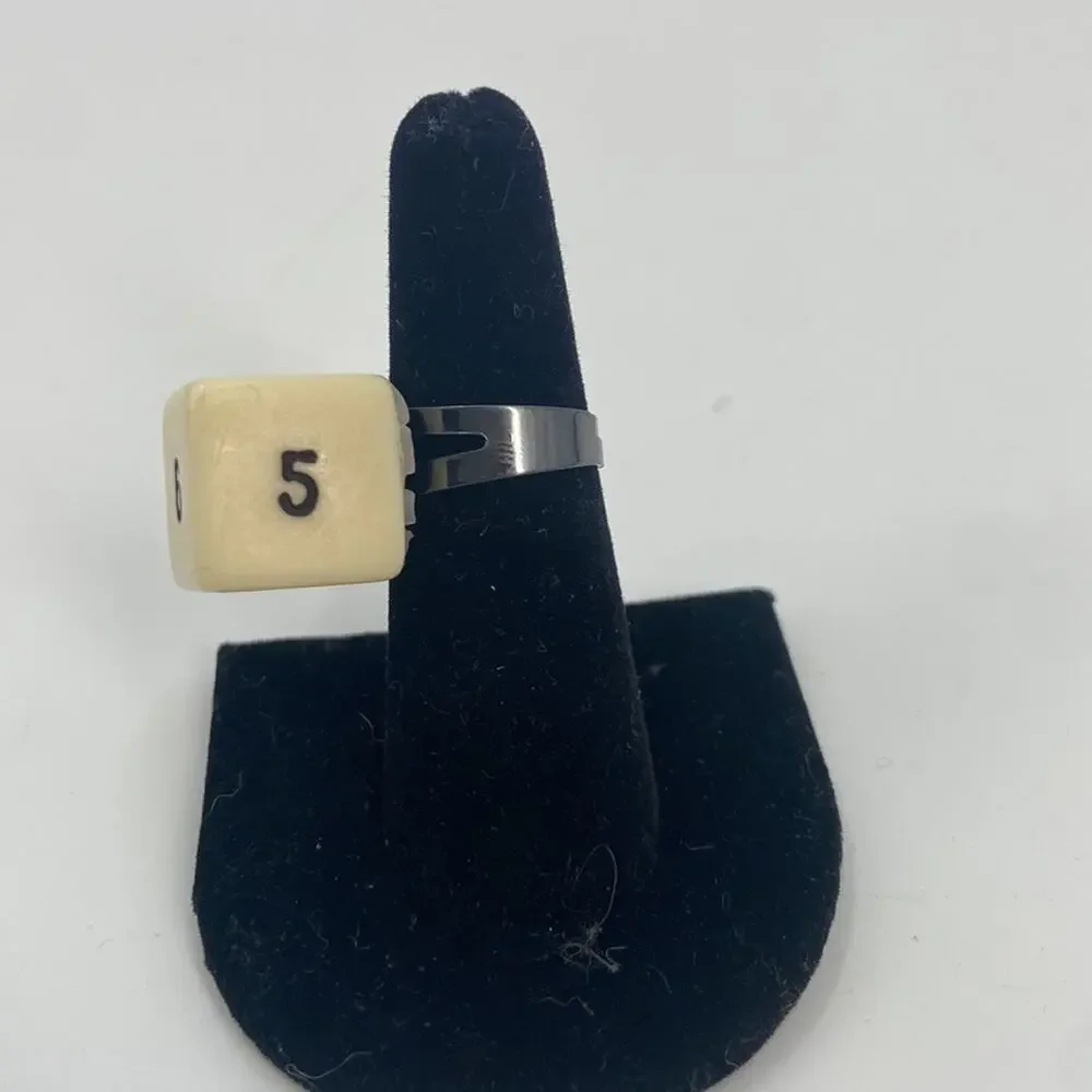 Handmade dice ring