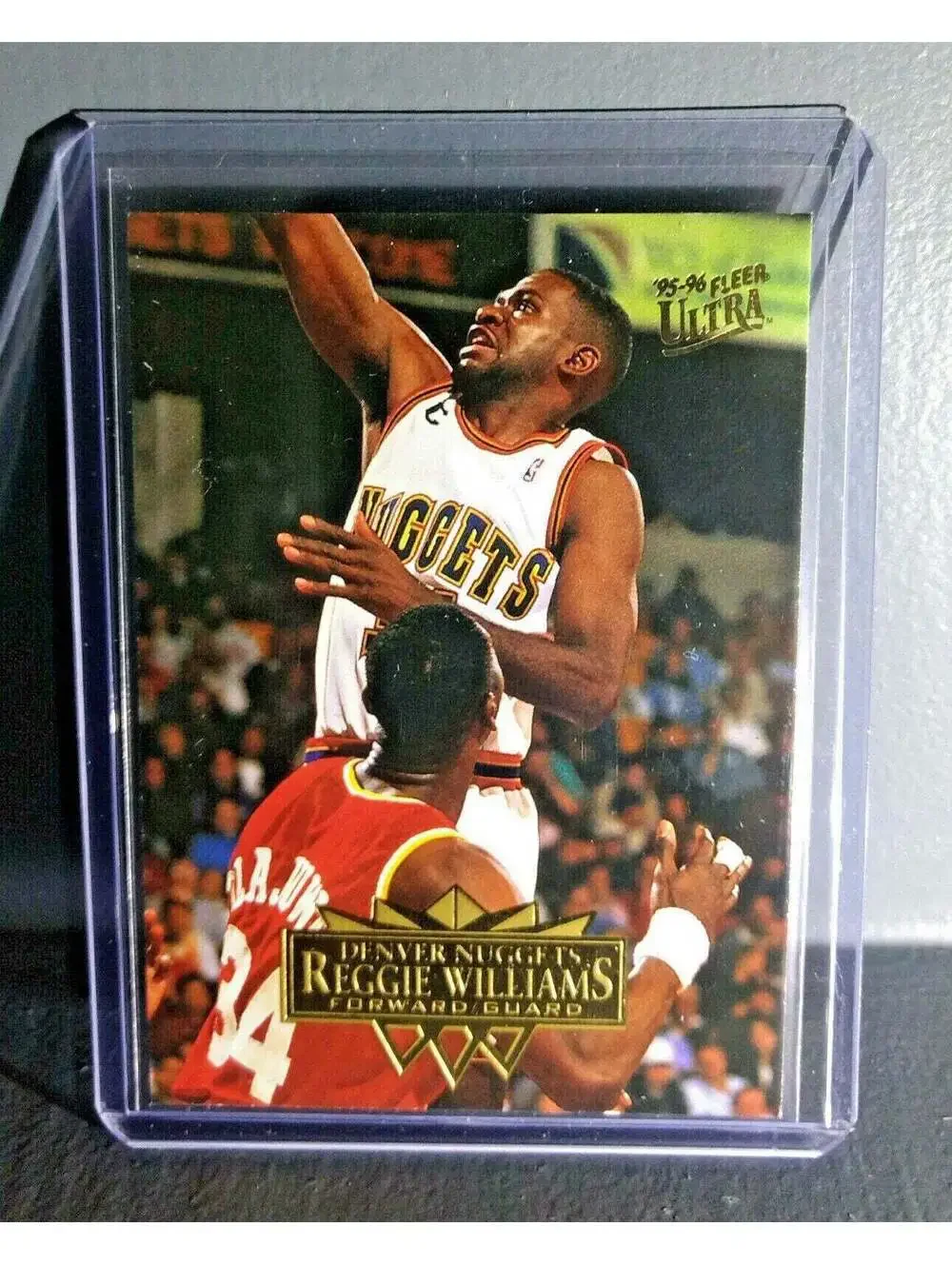 1995-96 Reggie Williams Fleer Ultra #50 Basketball Card