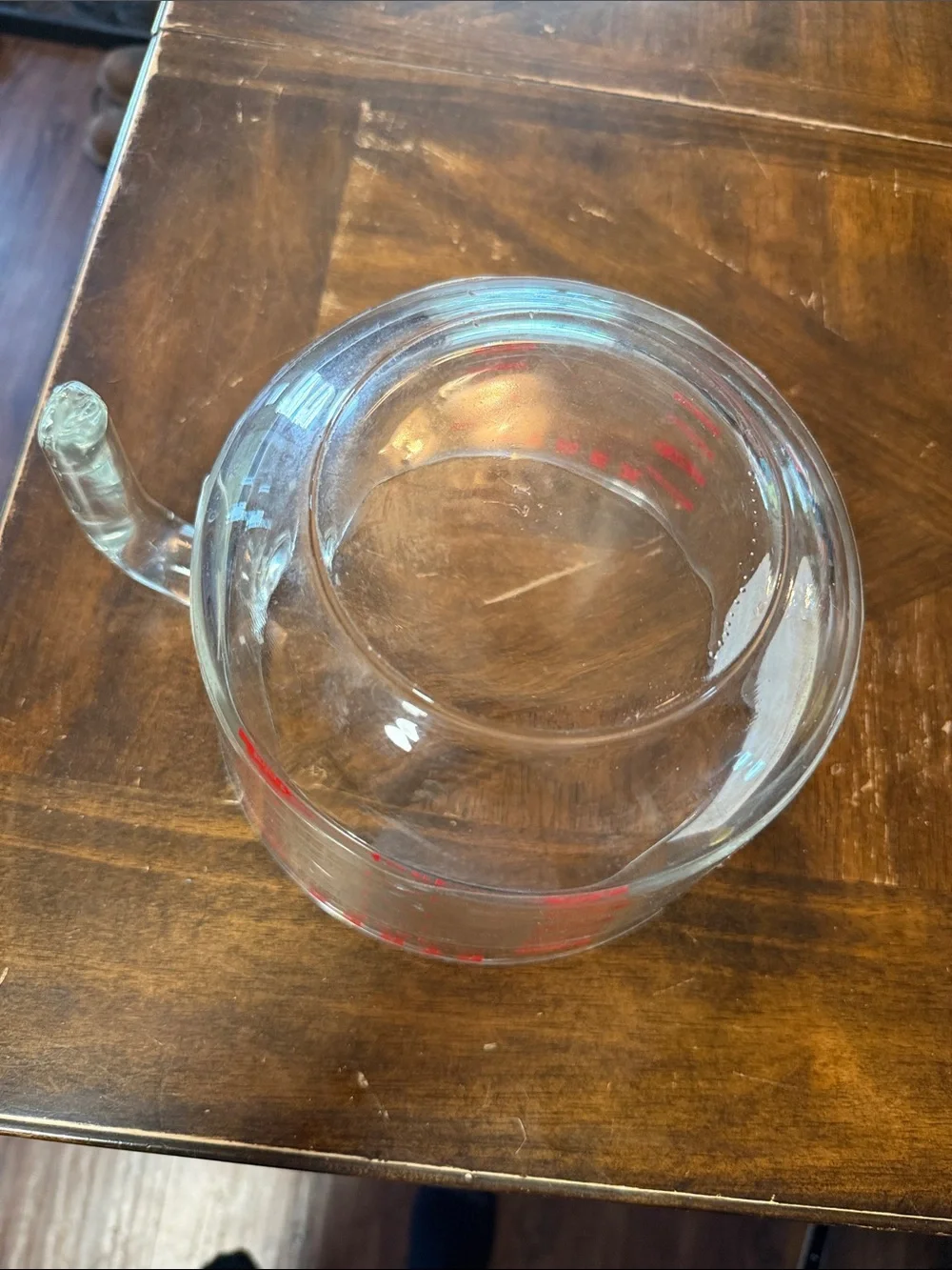 Pyrex clear glass