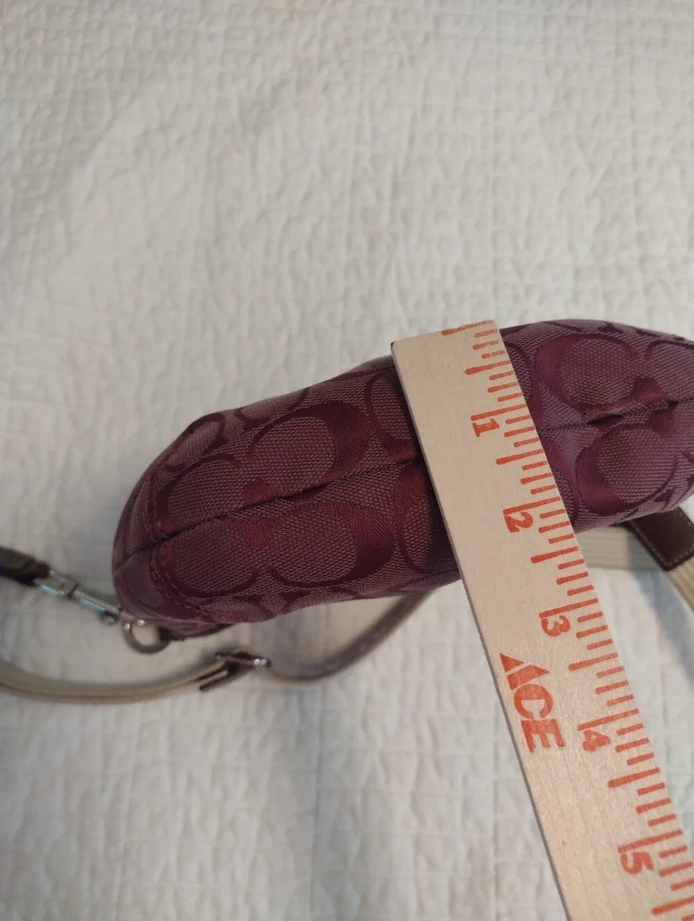Coach purple signature