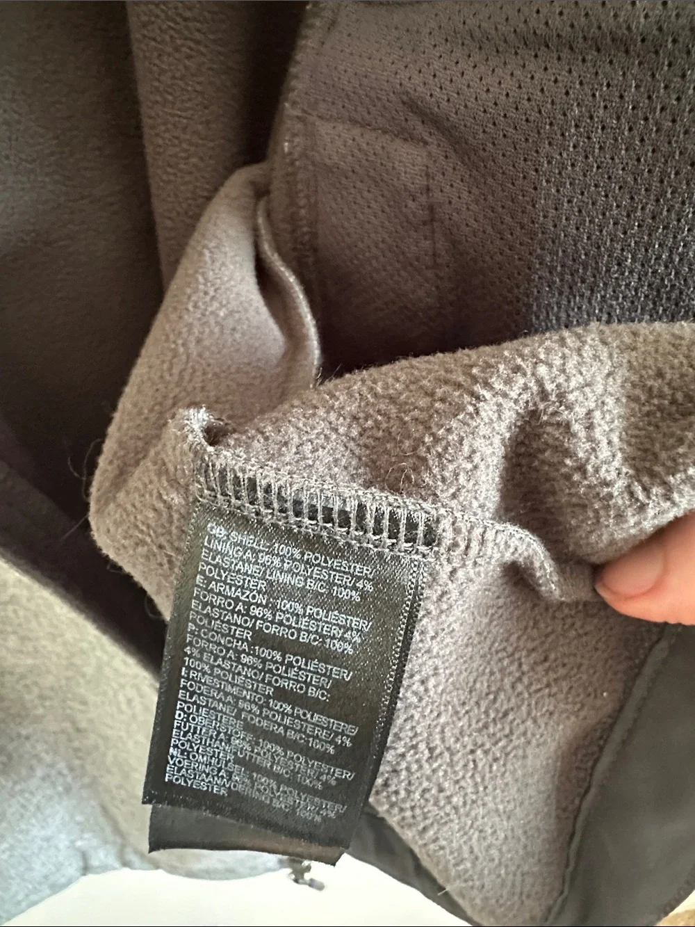 The North Face Men's Heather Grey Softshell Jacket