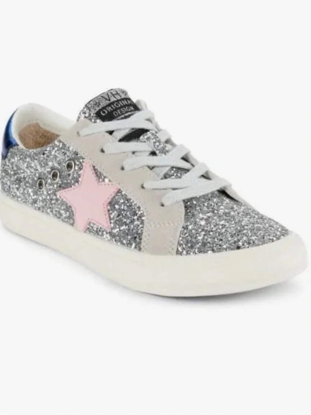 Vintage Havana Blair Silver Glitter Sneaker