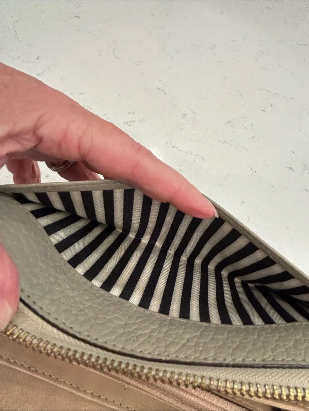 kate spade spade leather