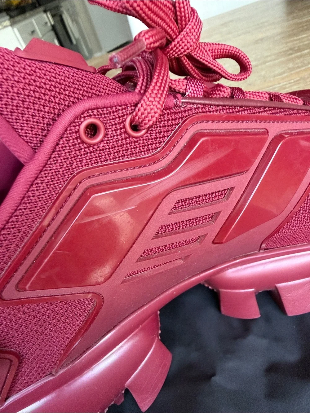Prada sculpted panels