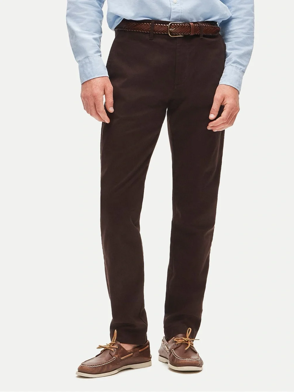 J. CREW 484 Slim-fit stretch chino pant in Inky Mocha Size 35/32 NWT $98 AR885