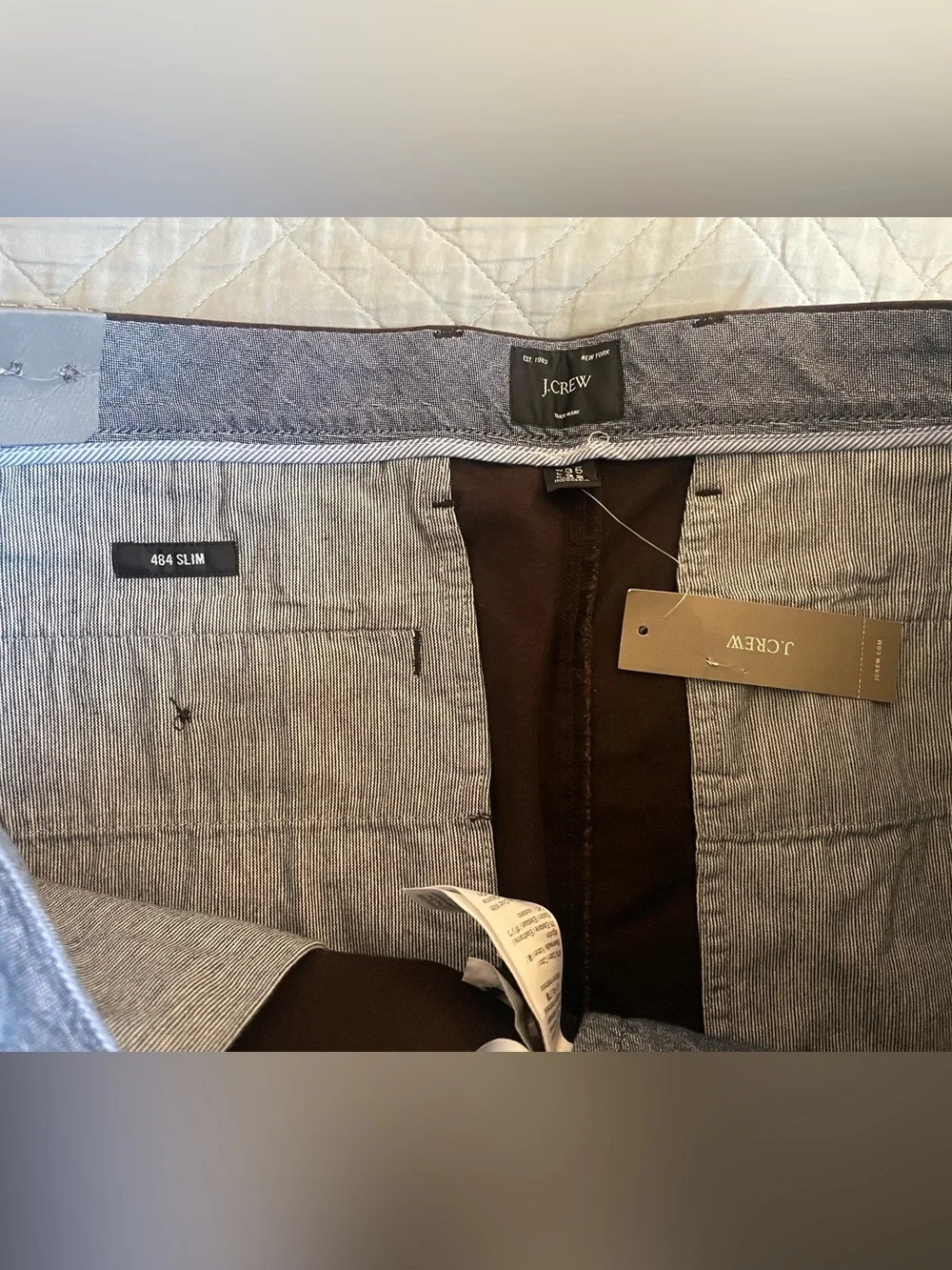 J. Crew want twill