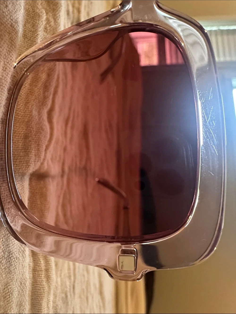 Diff Eyewear clear pink