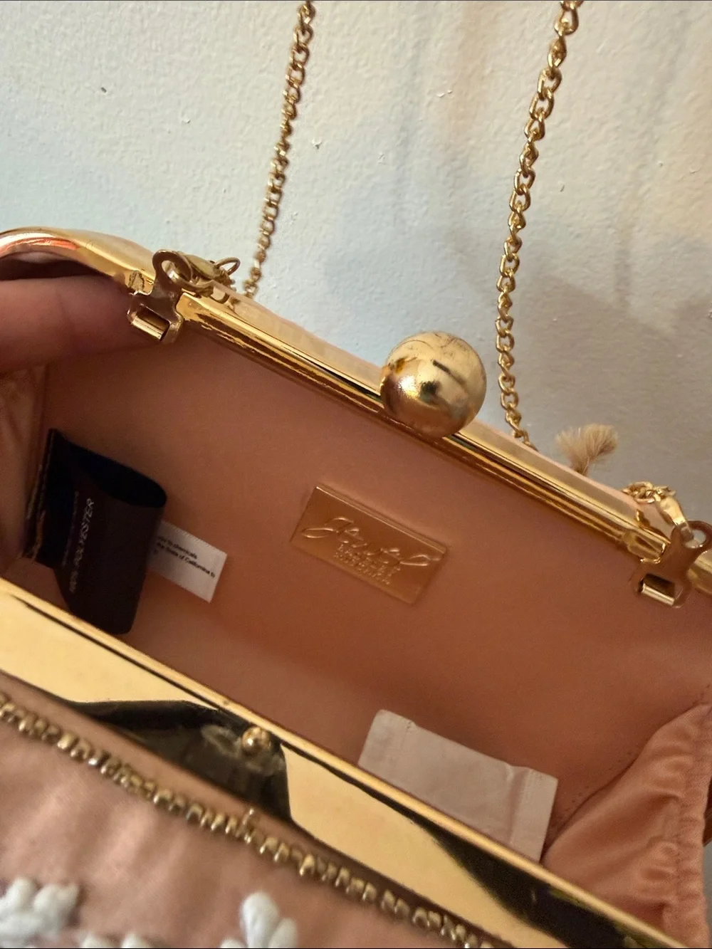 Jewel Badgley Mischka elegant pink