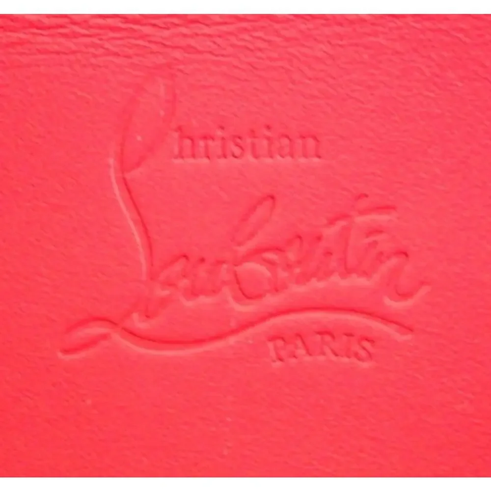 Christian Louboutin Camouflage Panettone Studded Leather Zip Around Wallet