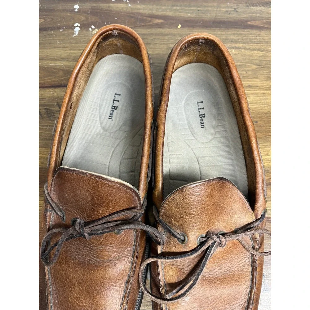 L.L. Bean classic natural scuffing