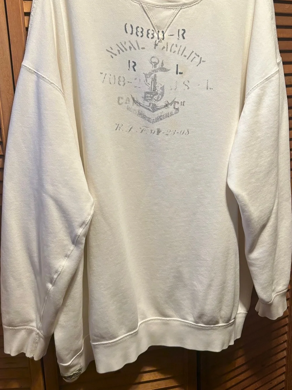 Polo Ralph Lauren cream crewneck