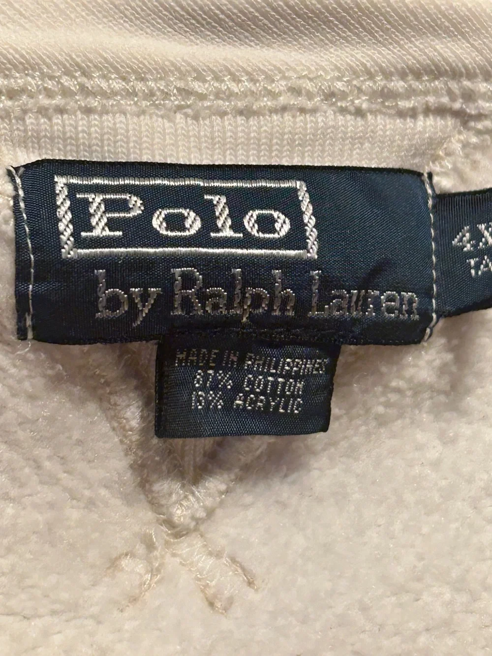Polo Ralph Lauren cream crewneck