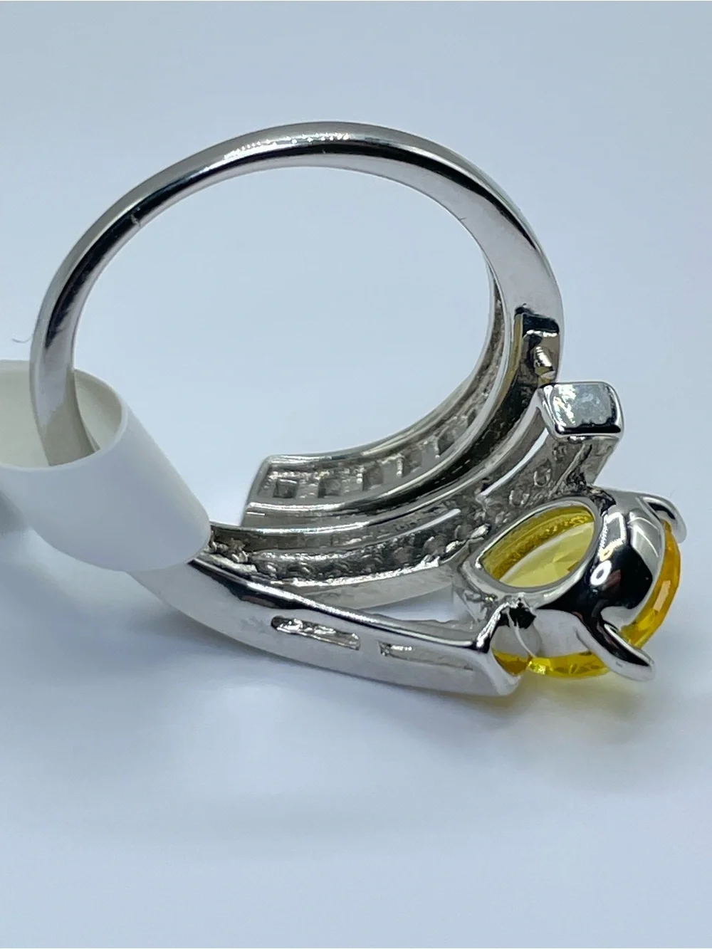 Swarovski crystals white