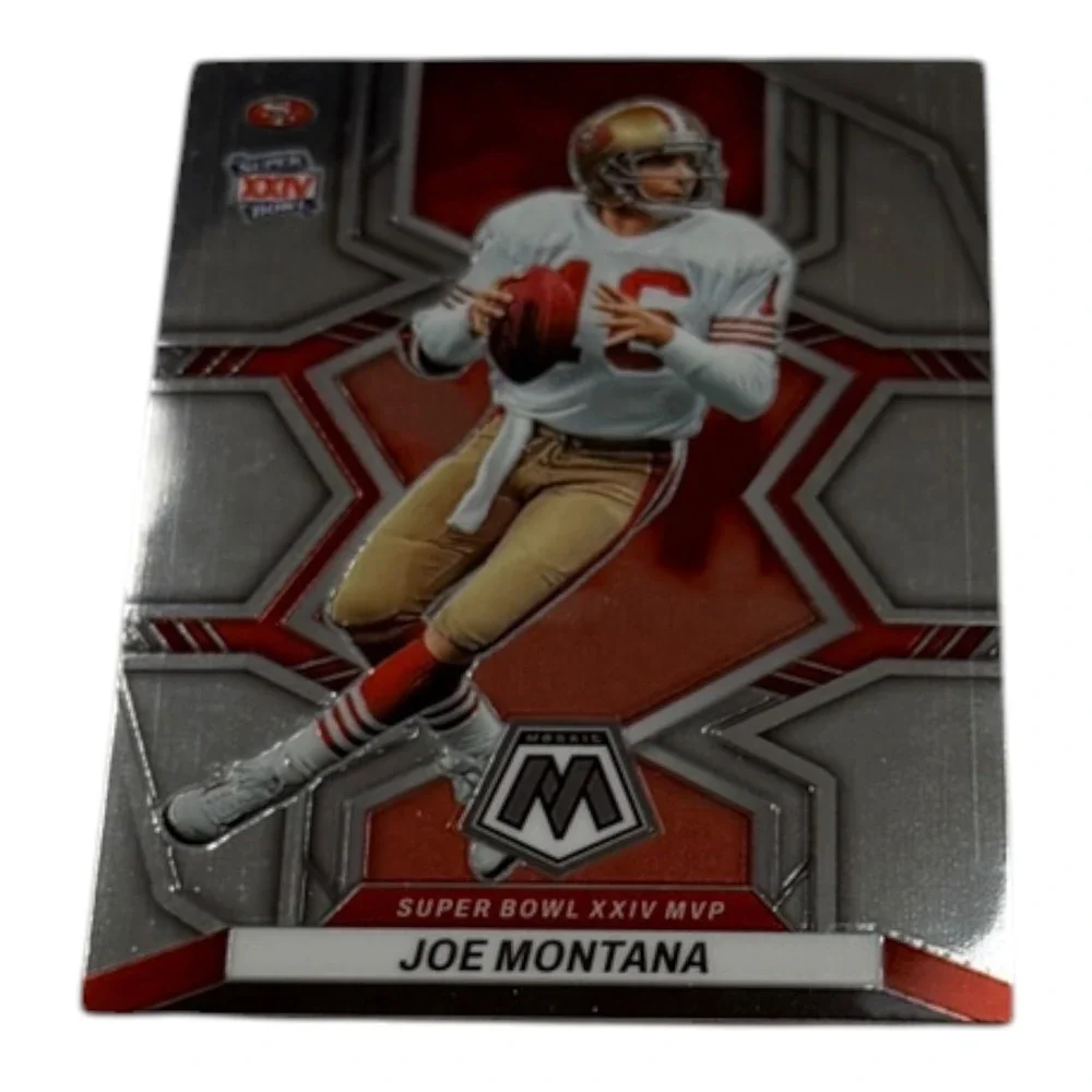 2022 Panini Mosaic Football Joe Montana San Francisco 49ers Card No 296 SB MVP