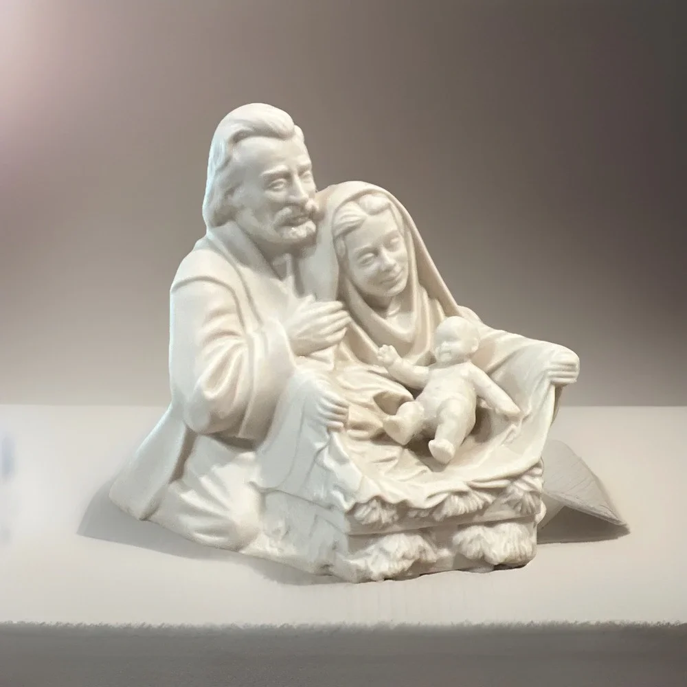 VTG 1981 Christmas Nativity‎ (Joseph,Mary,Jesus) Decor