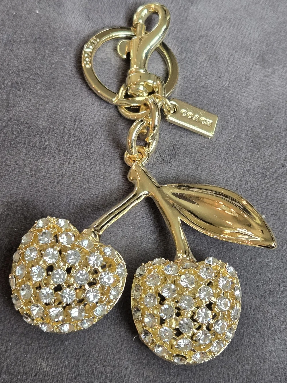 Coach gold tone