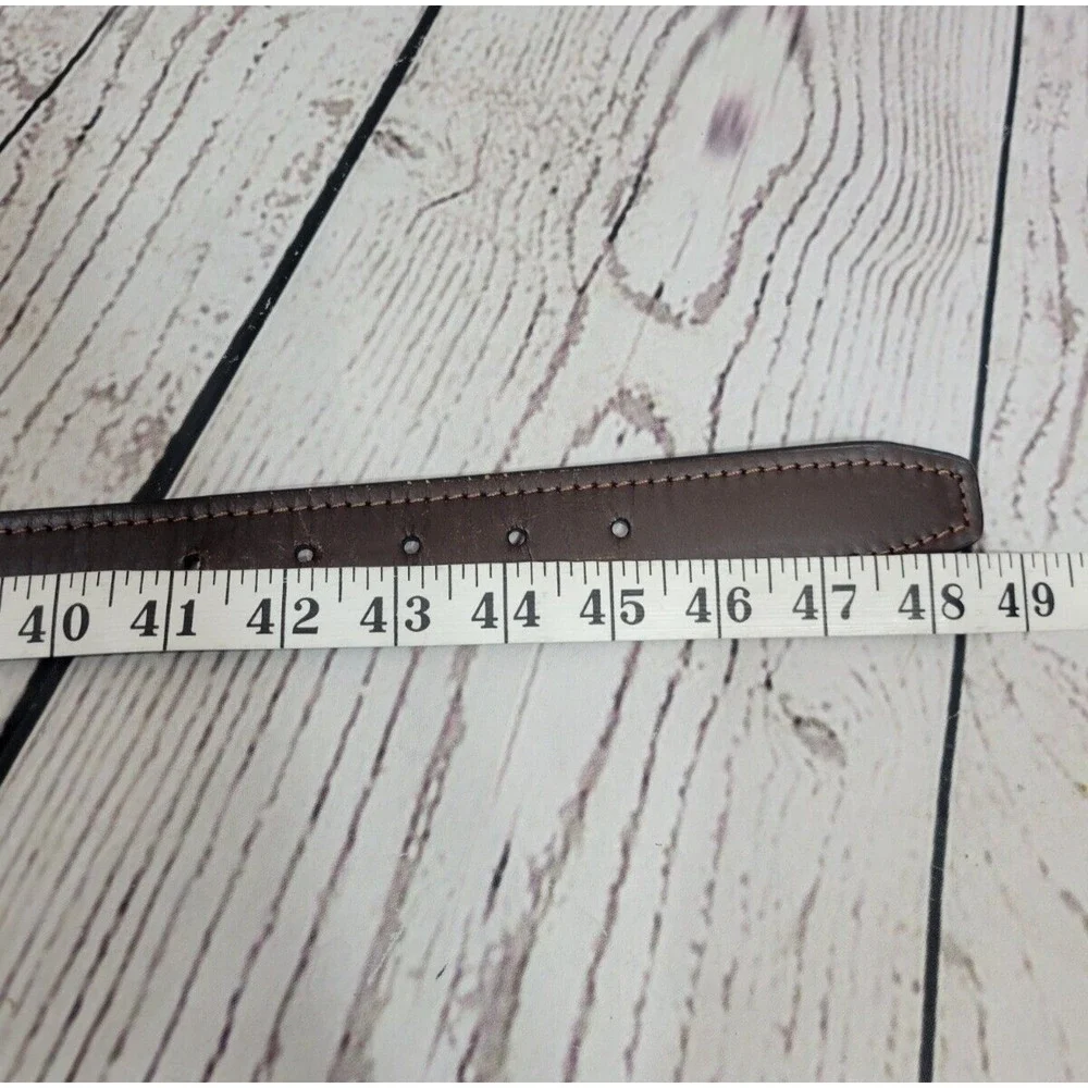 Bonded Leather‎ Belt Brown Western Work or Casual Dress Men's Size 44