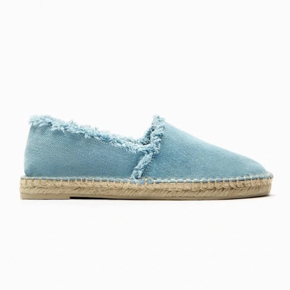 ZARA Denim Espadrilles