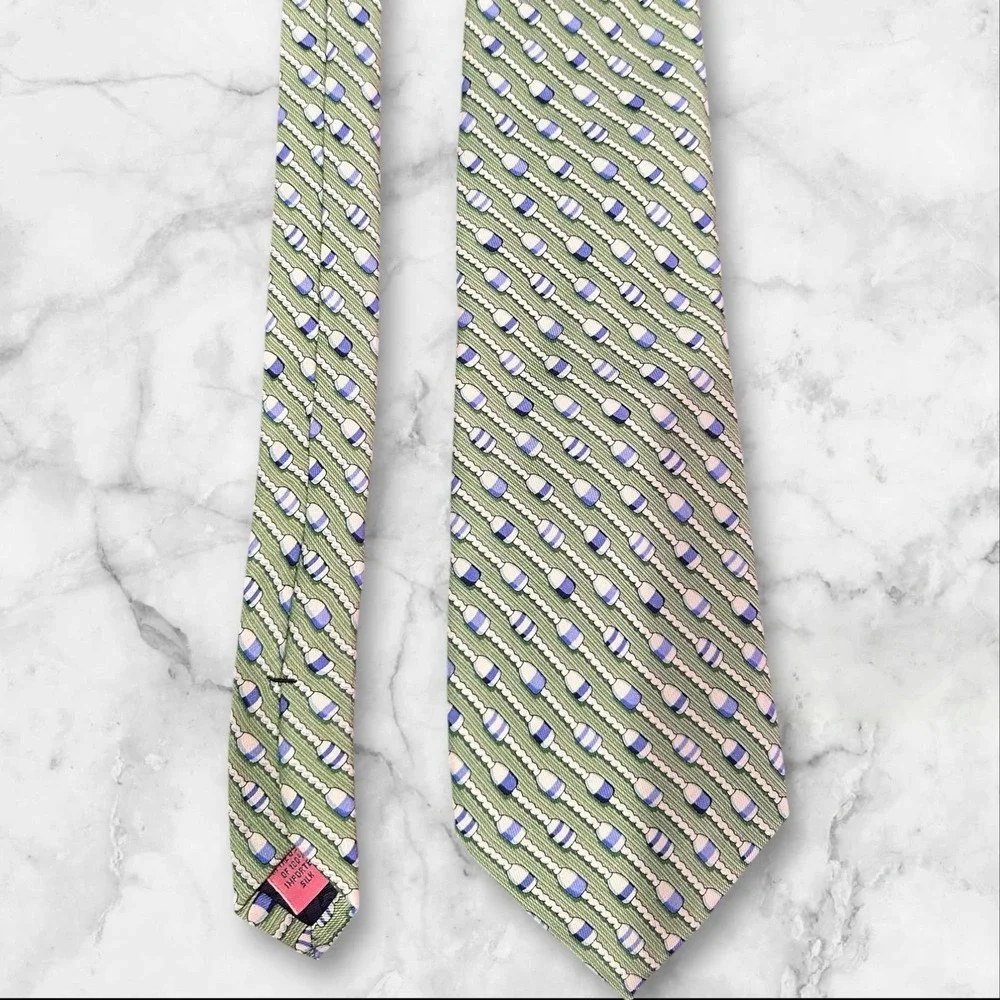 Vineyard Vines Rope‎ & Buoy Nautical Silk Neck Tie 59x3.5