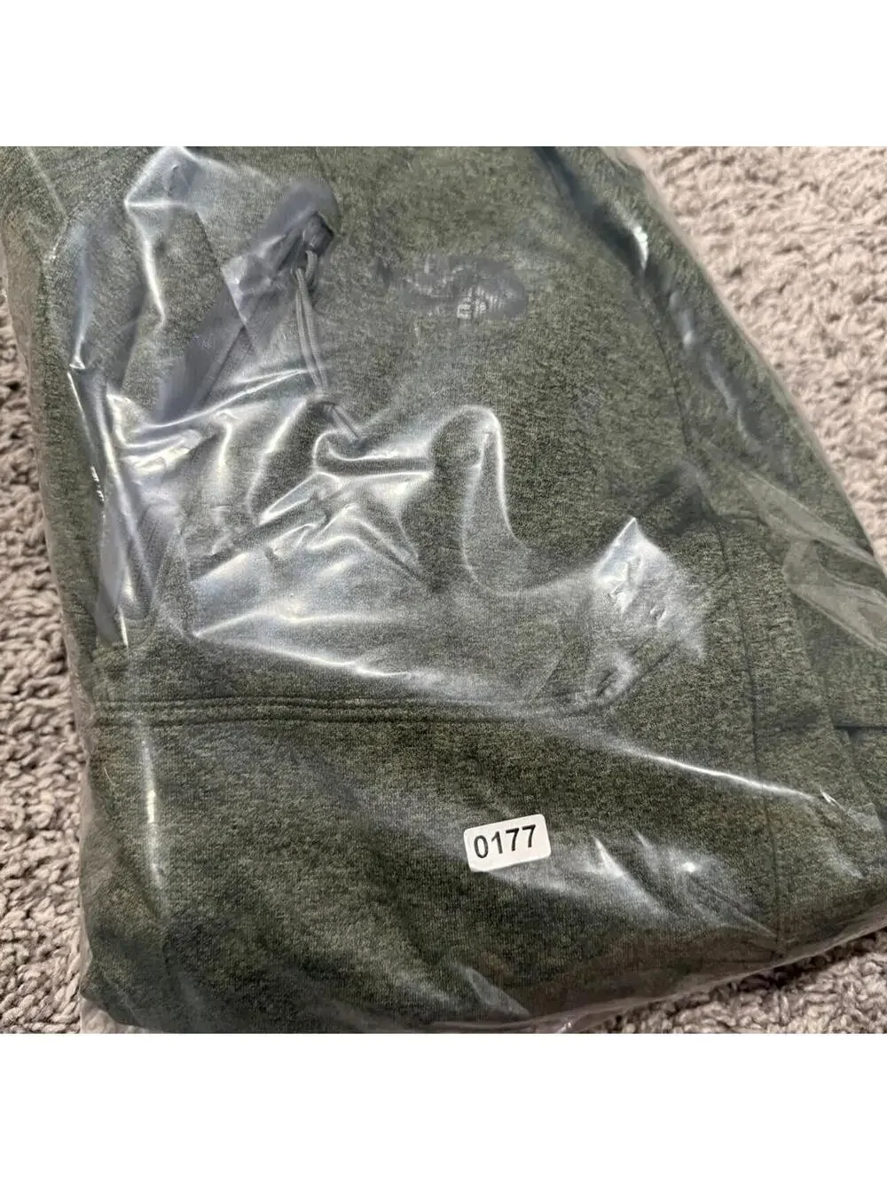 The North Face Men's Olive Green Quarter Zip Pullover Fleece Jacket S/P