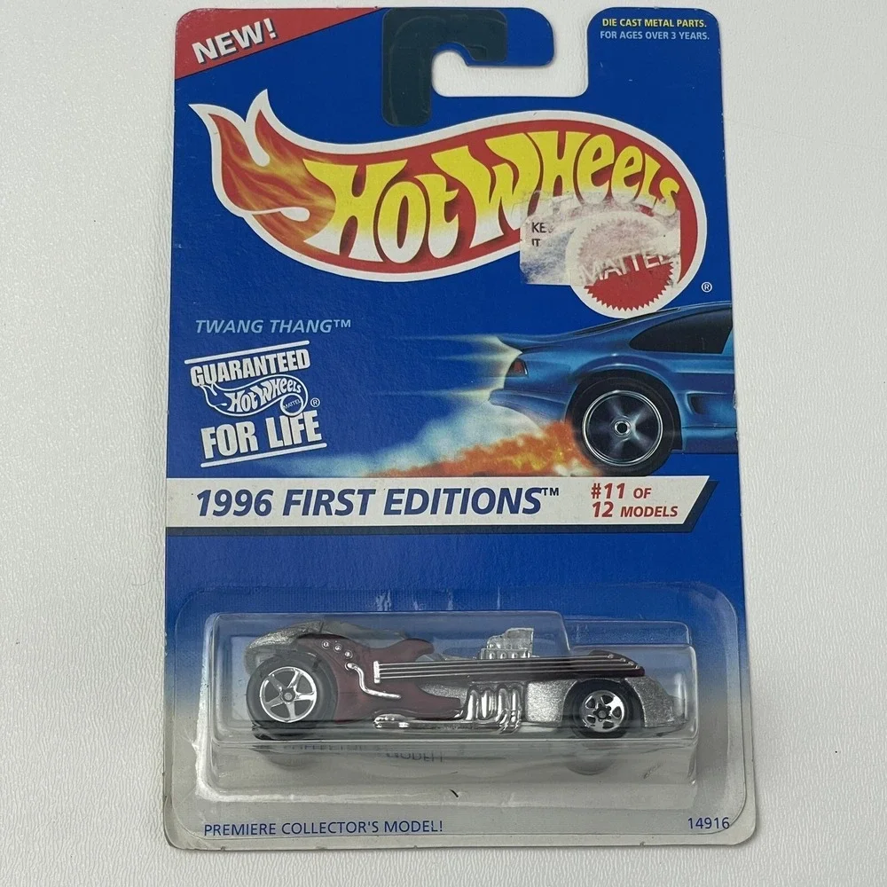 Hot Wheels 1996 First Editions Twang Thang 11 OF 12 Cars Mattel Wheels 376