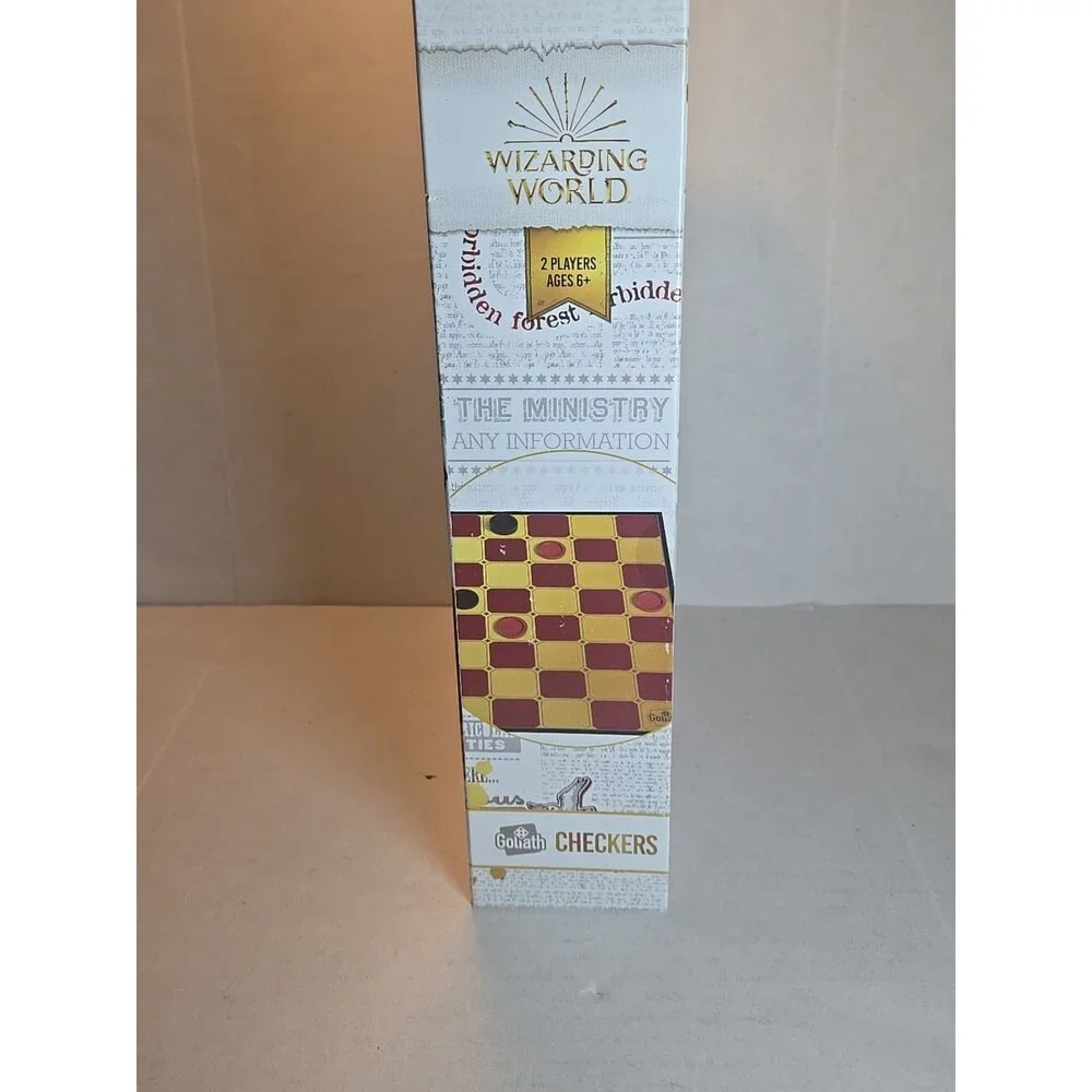 NEW Harry Potter Checkers Interlocking Wizarding World Warner Bros Ages 6+ NIB