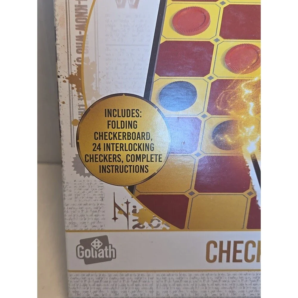 NEW Harry Potter Checkers Interlocking Wizarding World Warner Bros Ages 6+ NIB