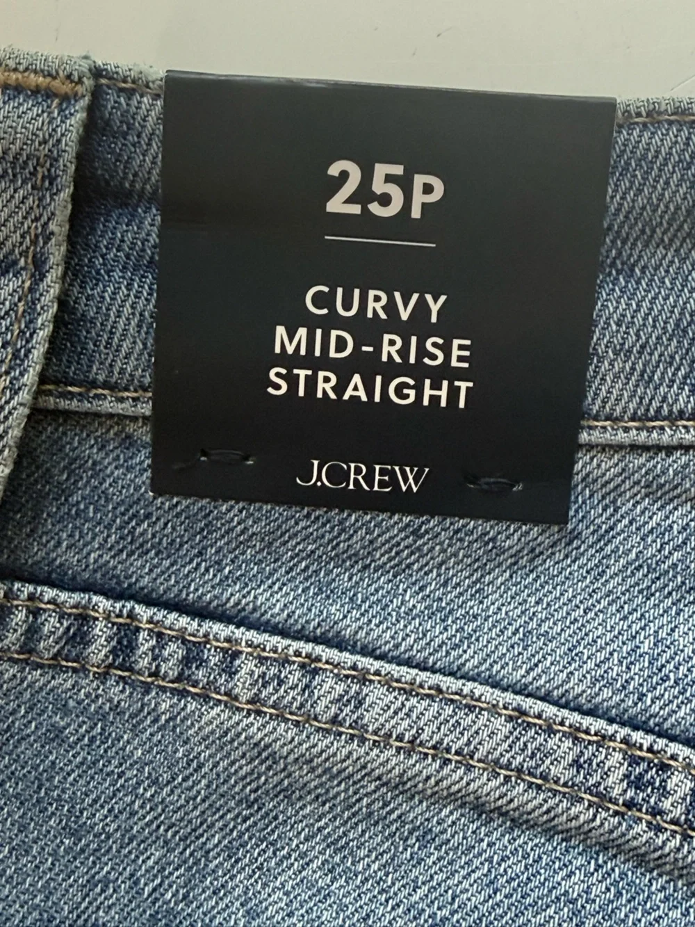 J. Crew zipper fly