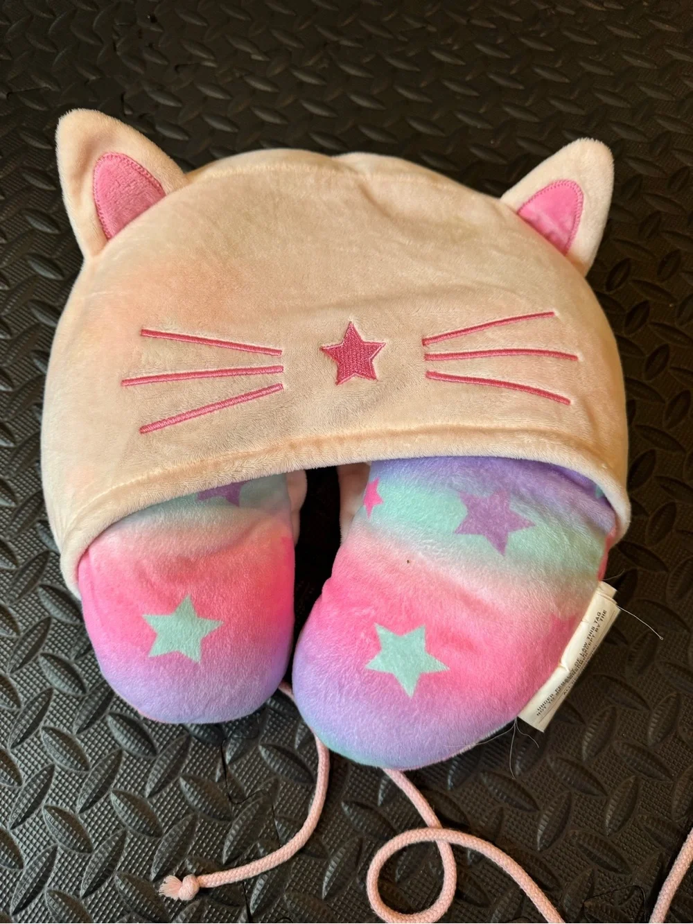 Girls neck pillow kitty cat