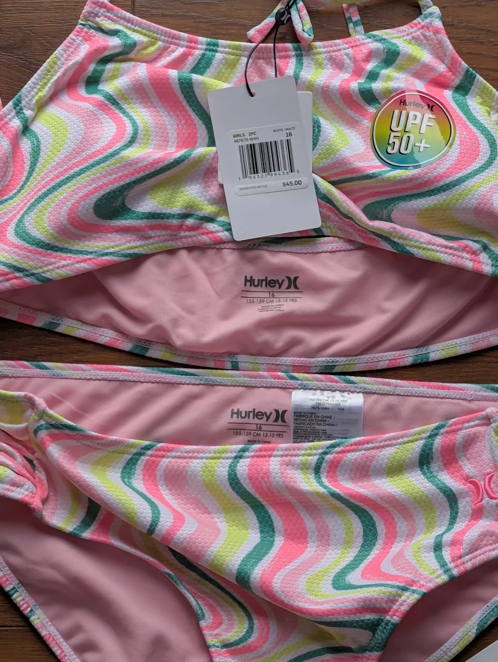 Hurley girls honeycomb
