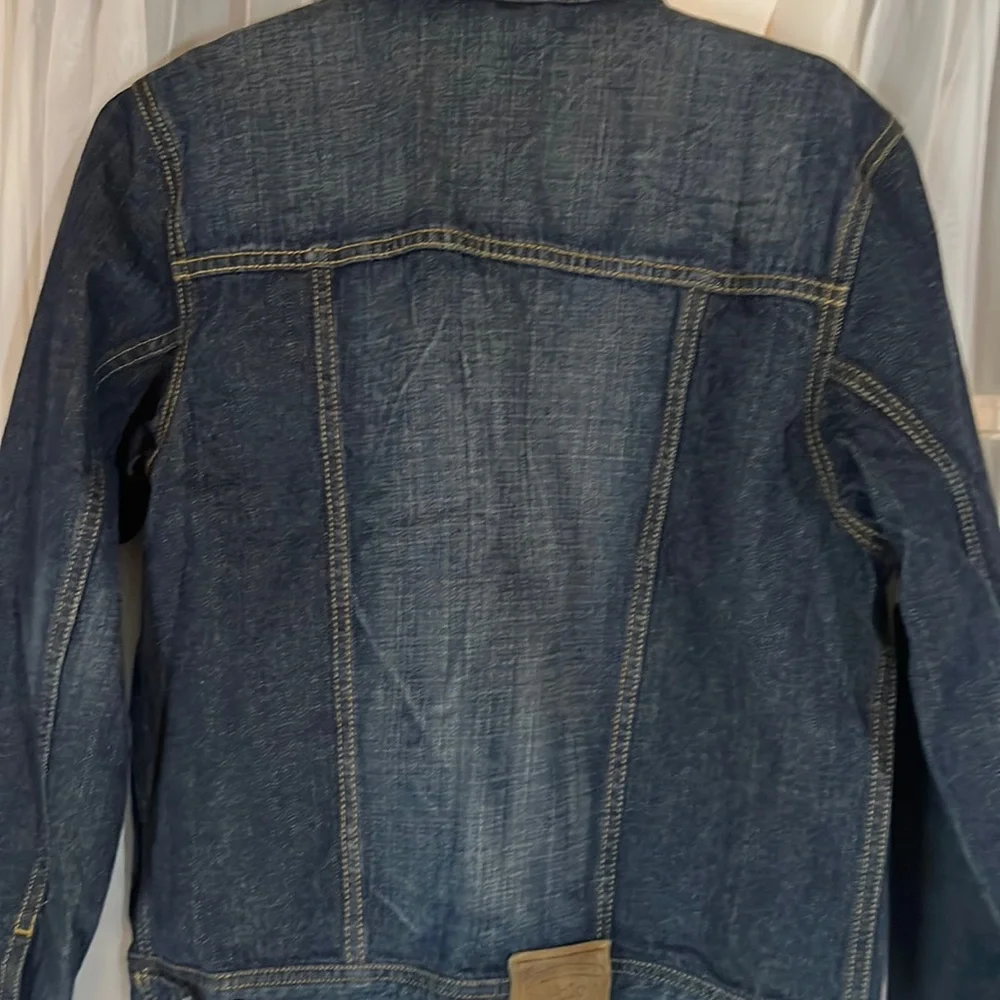 Polo Ralph Lauren Dungarees Dark Wash Denim Trucker Jacket Kid’s  XL 16/18