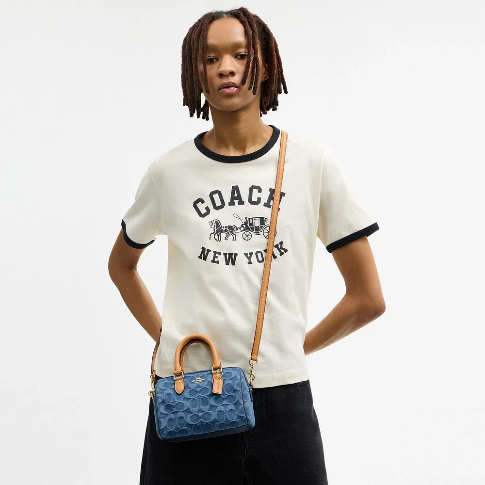 Coach signature denim