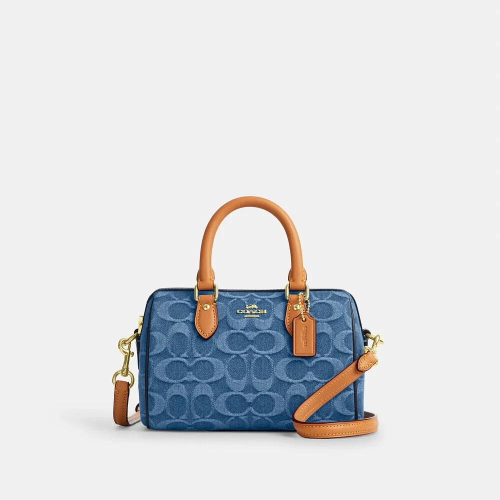 Coach signature denim