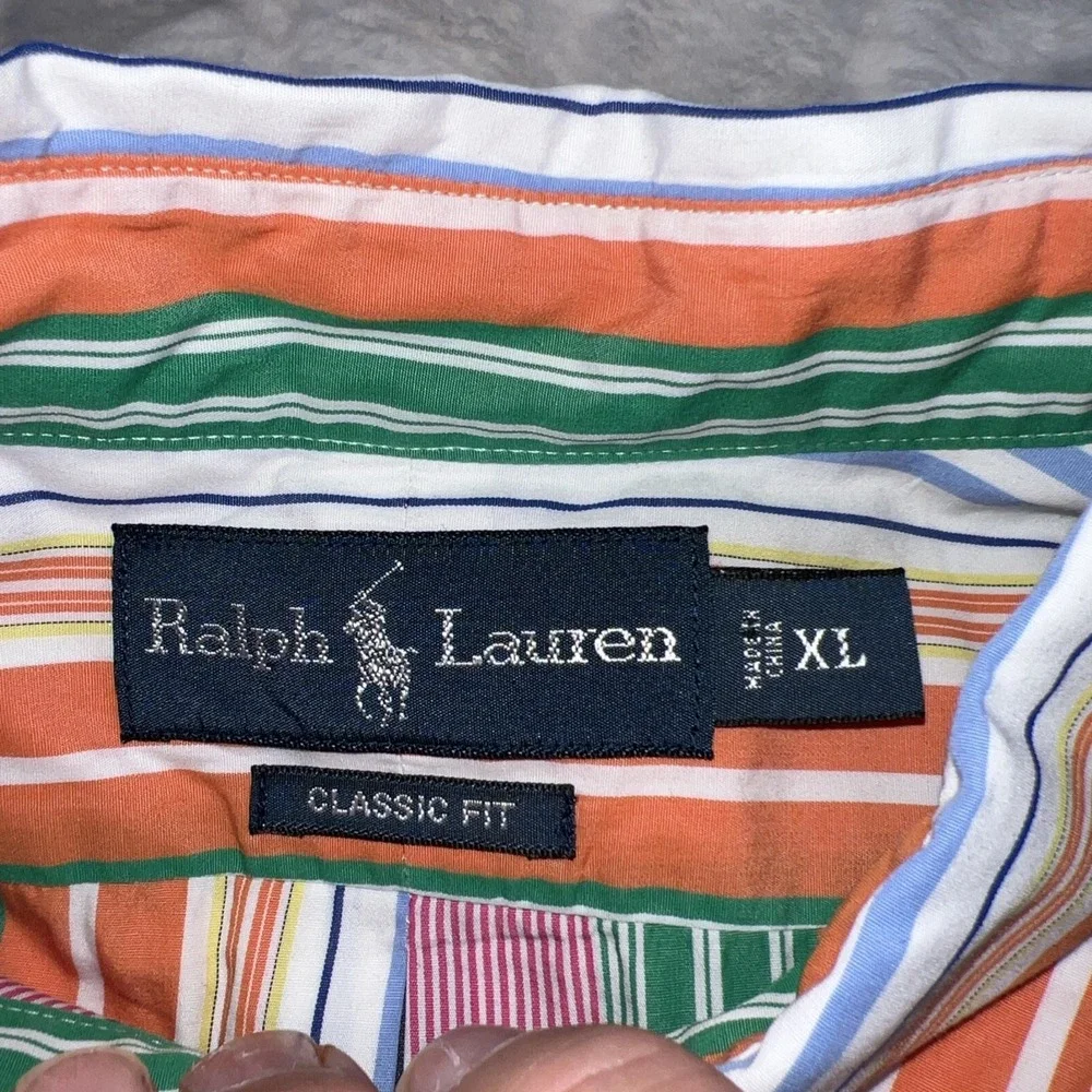 Polo Ralph Lauren both button striped
