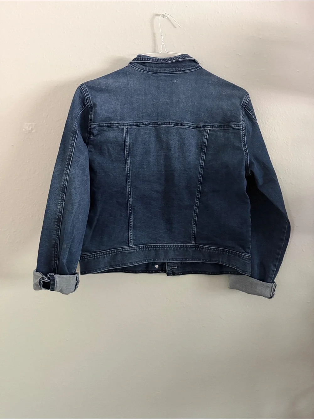 Celebrity Pink Dark Blue Denim Jacket