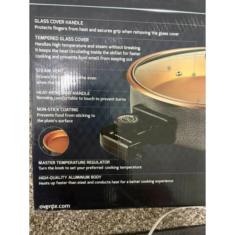 Ovente electric skillet