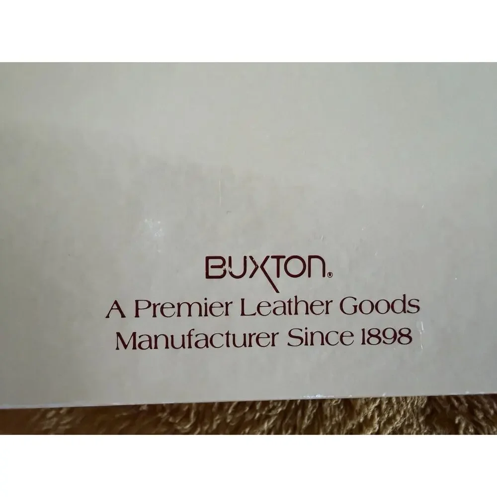 Buxton new old