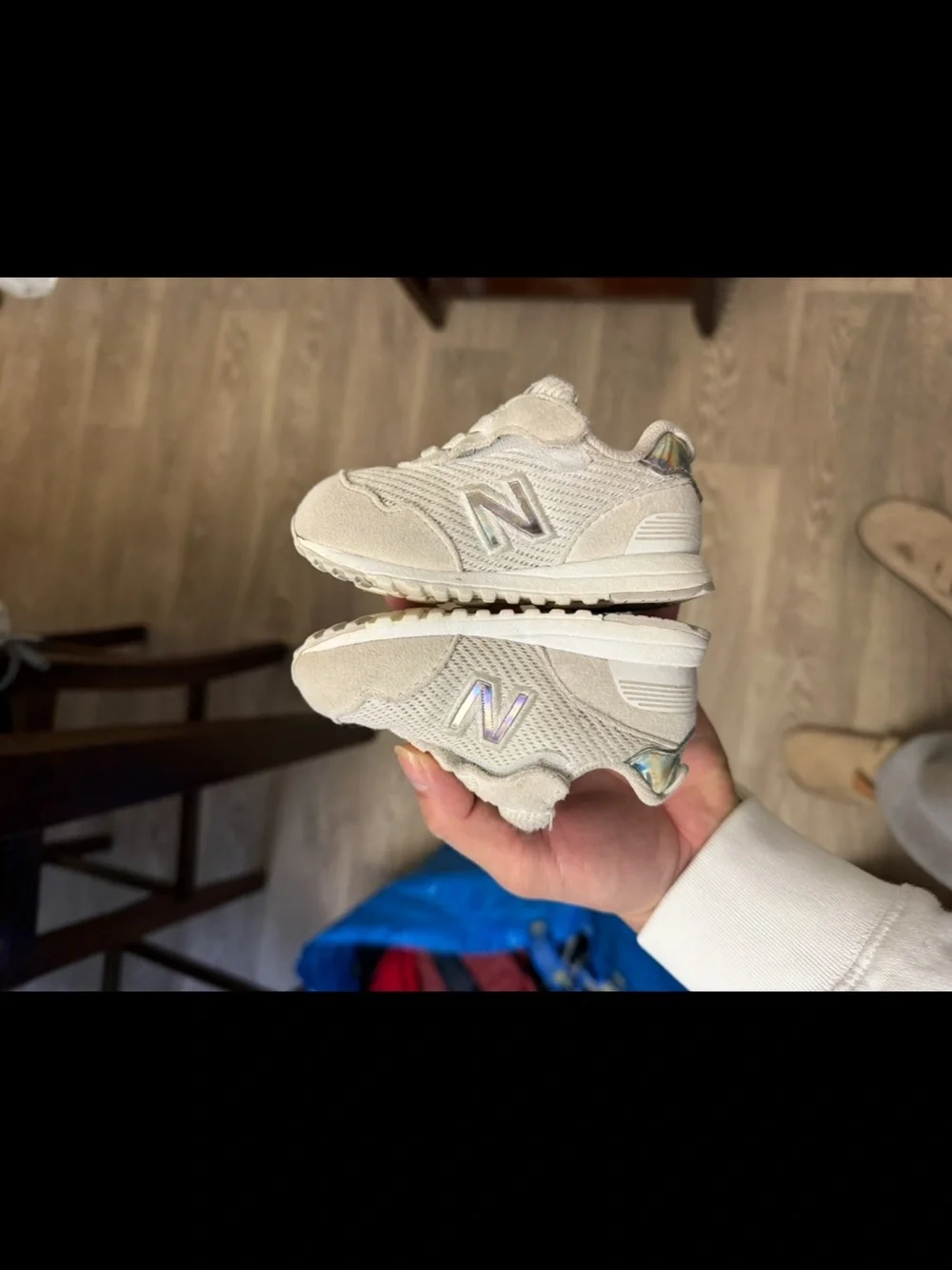 New Balance light beige